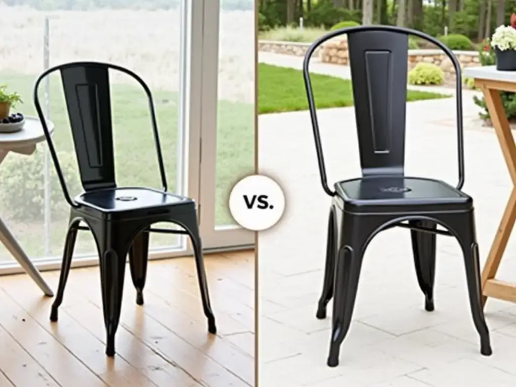 Indoor-Outdoor Flexibility Benefits of Black Metal Outdoor Chairs