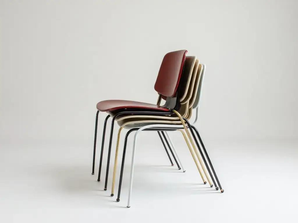 Stackable Steel Metal Chairs