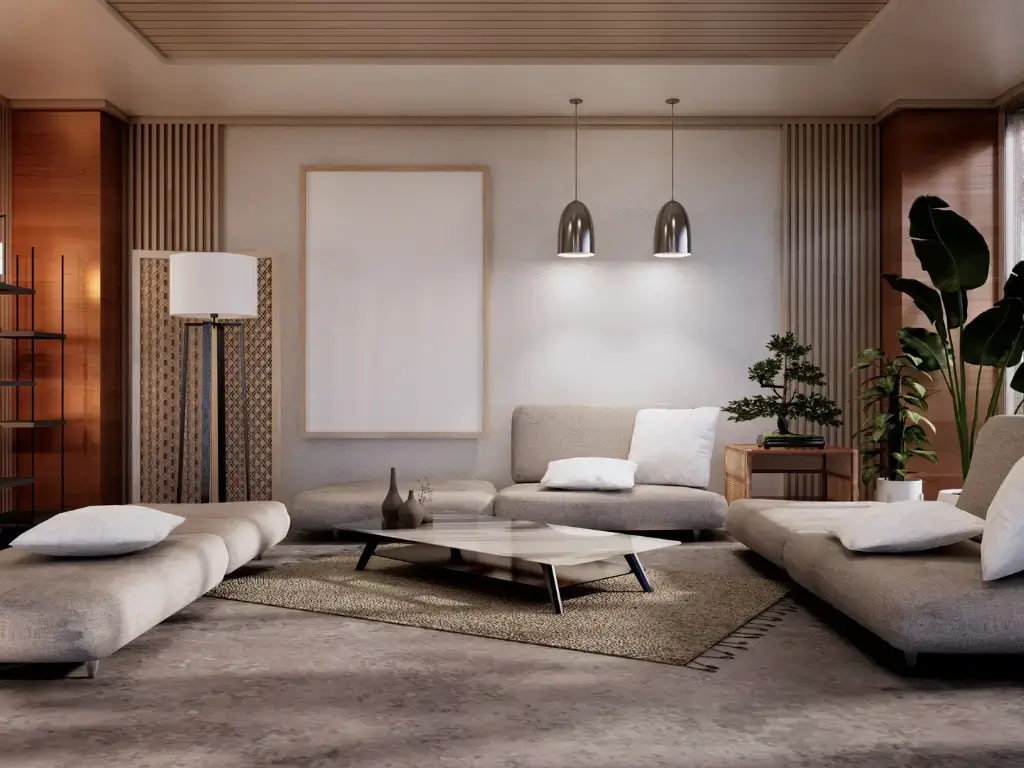 Light and Dark Grey Couches
