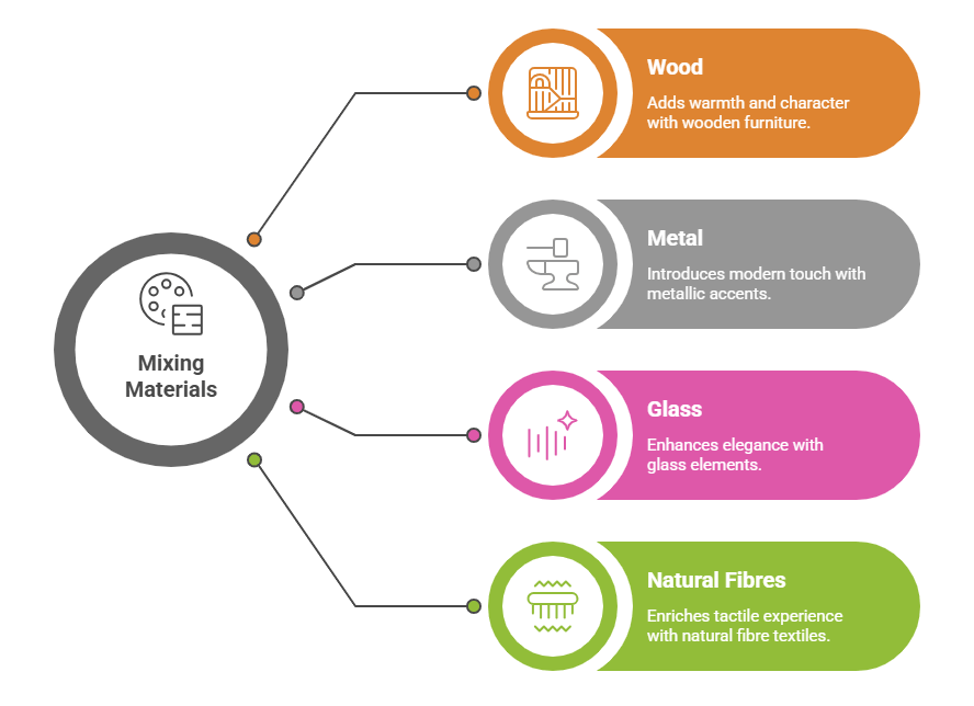 Connect Styles: Mixing Materials with Grey Couches