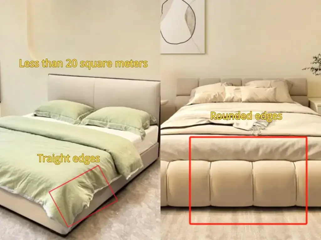 How to choose a bed Bed Size, Room Dimensions, and Edge Design