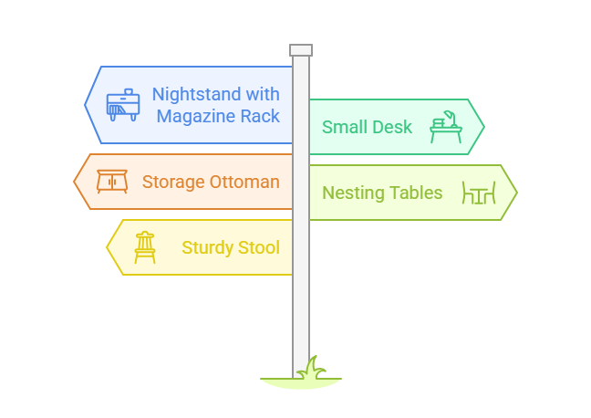 Double-Duty Furniture Bedside Table Design Ideas That Maximise Space