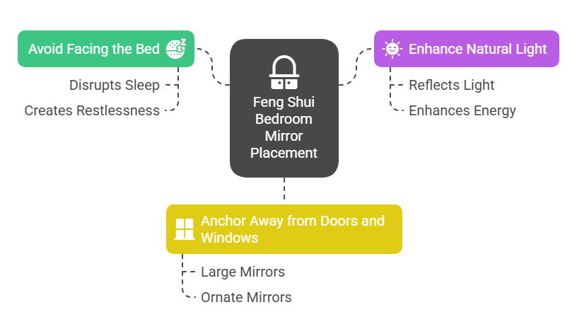 Feng Shui Bedroom Mirror Placement and Considerations