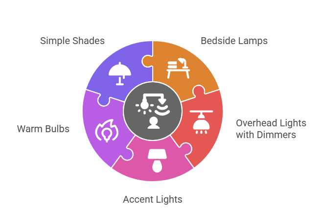 Smart Lighting Adjustable Options for Relaxation