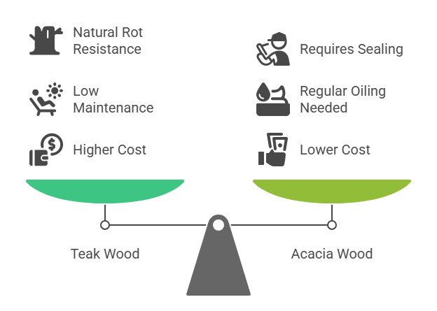 Acacia Wood vs Teak Which is Best for Your Furniture