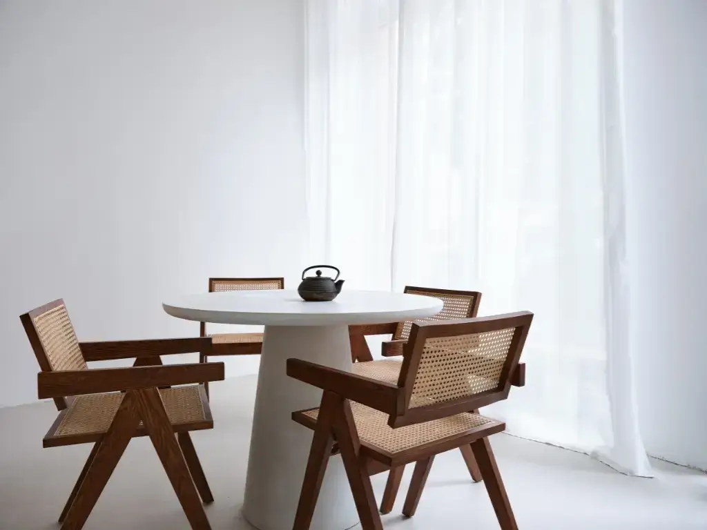 Bringing Nature Indoors Earthy Tones and Natural Elements in Living Dining Room Design