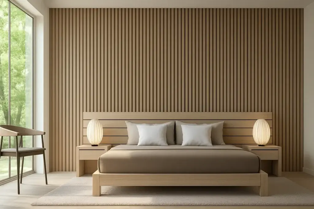 Paneles acústicos de lamas como soluciones prácticas y de diseño